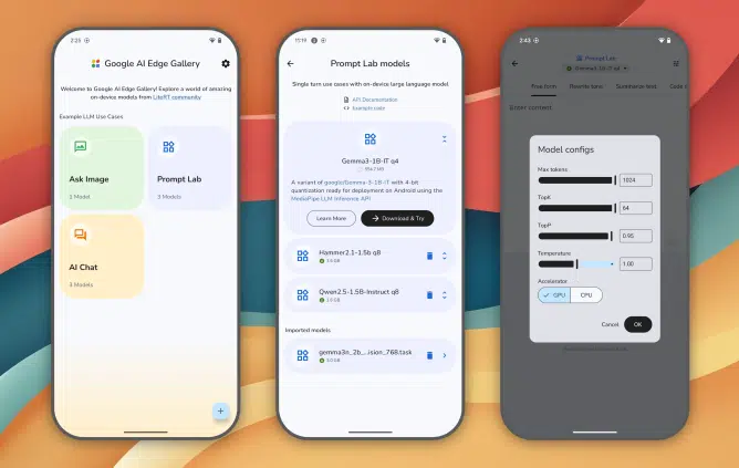 Google lança AI Edge Gallery para rodar AI localmente 3 Google AI Edge Gallery