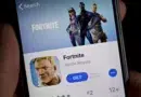 Logotipo da Apple e Epic Games em disputa judicial sobre Fortnite