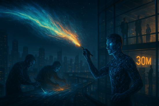 Recraft AI se destaca no mercado de geração de imagens por IA com foco em soluções para marcas. Créditos: Refract (Imagem original)