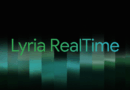 Demonstração visual do Lyria RealTime no Google I/O, IA avançada de geração musical.