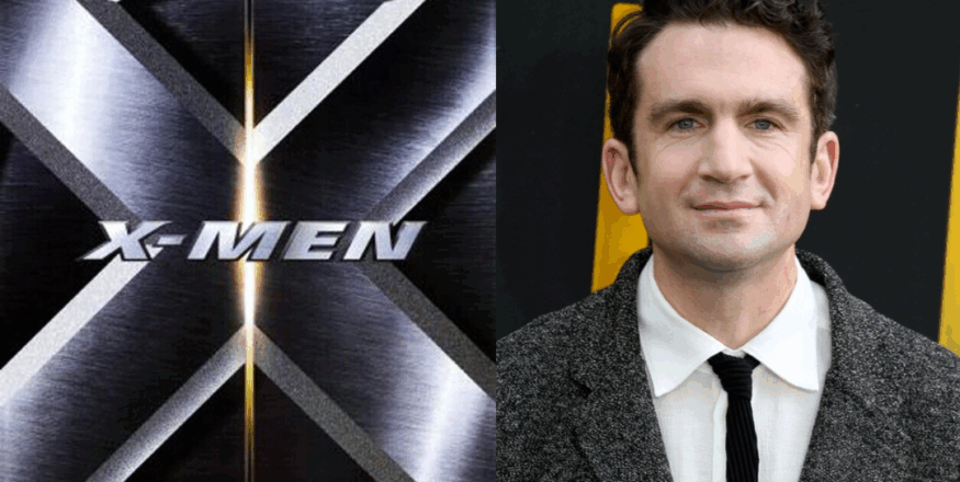 Montagem com Jake Schreier e o logo dos X-Men, simbolizando sua possível direção no novo filme do MCU.