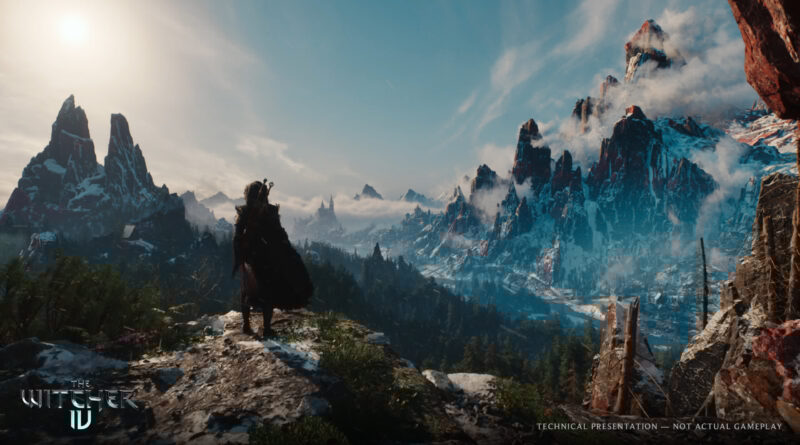 Geralt diante do castelo em demo de The Witcher 4; referência visual do Unreal Engine 5, The Witcher 4 Xbox Series S