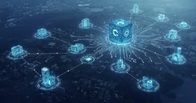 Ilustração representando o ChatGPT como um assistente digital integrado a diversas atividades com a internet