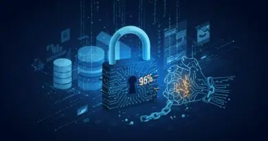 Ilustração conceitual da sombra que a IA pode projetar sobre a segurança corporativa