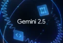 Imagem principal com o logo do Gemini 2.5 ao centro em um fundo azul e preto futurista, destacando a expansão da família de modelos de IA do Google
