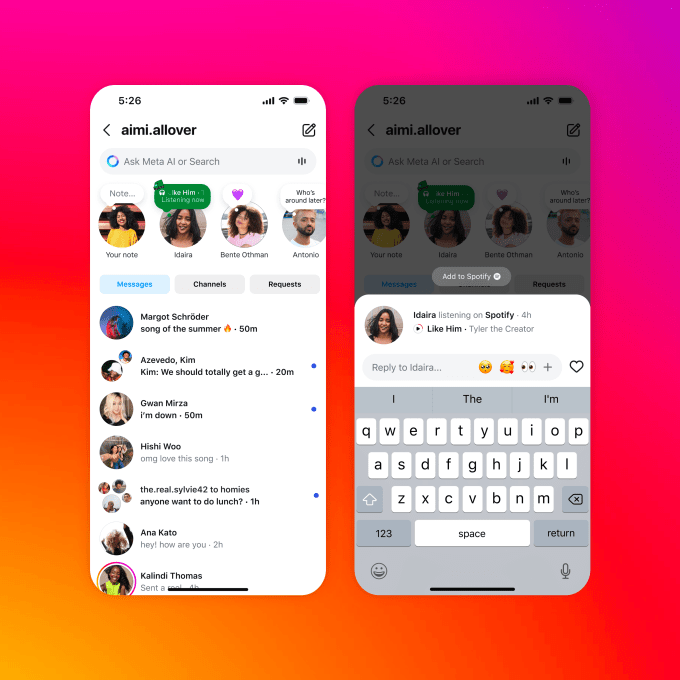 Instagram permitirá reorganizar grid do perfil nesta atualização 5 Integração Spotify com Notas do Instagram, novidade de música e social
