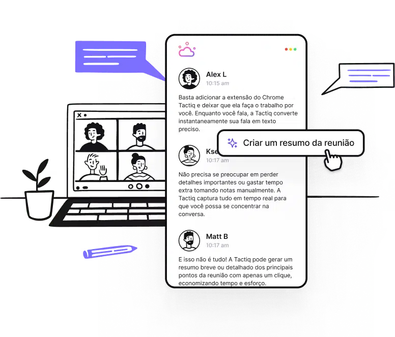Tactiq AI: como usar grátis para transcrever reuniões online 5 Como usar o Tactiq AI gratuitamente para transcrever reuniões online, melhorando produtividade e colaboração em equipes de dados e IA.