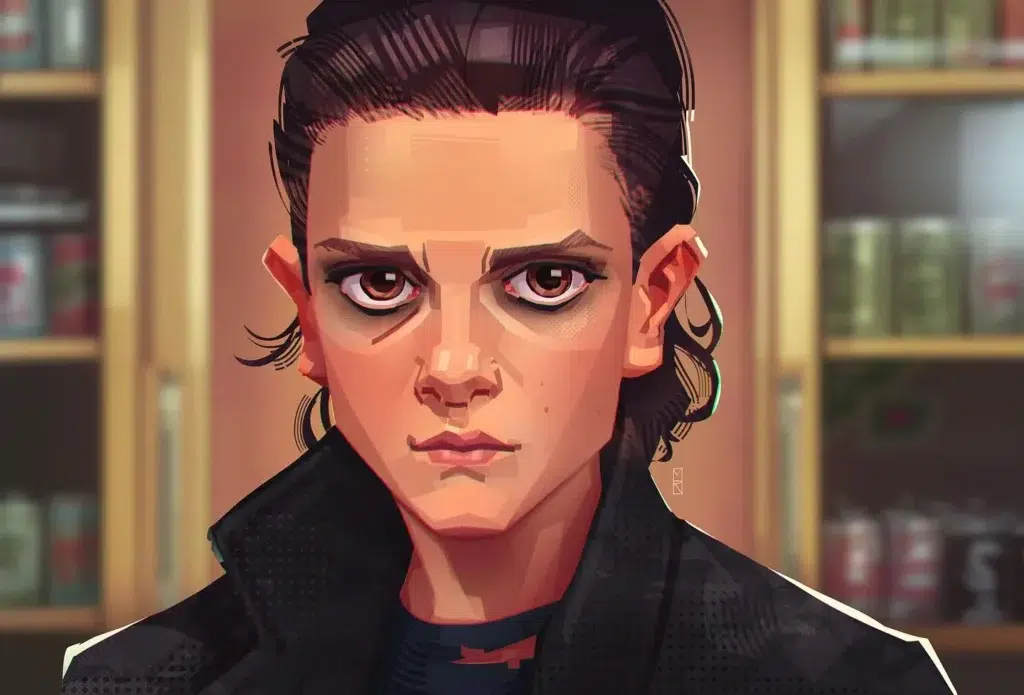 Stranger Things Tales from 85: detalhes da animação revelados 3 Design de personagens do Stranger Things Tales from 85 inspirado em arte