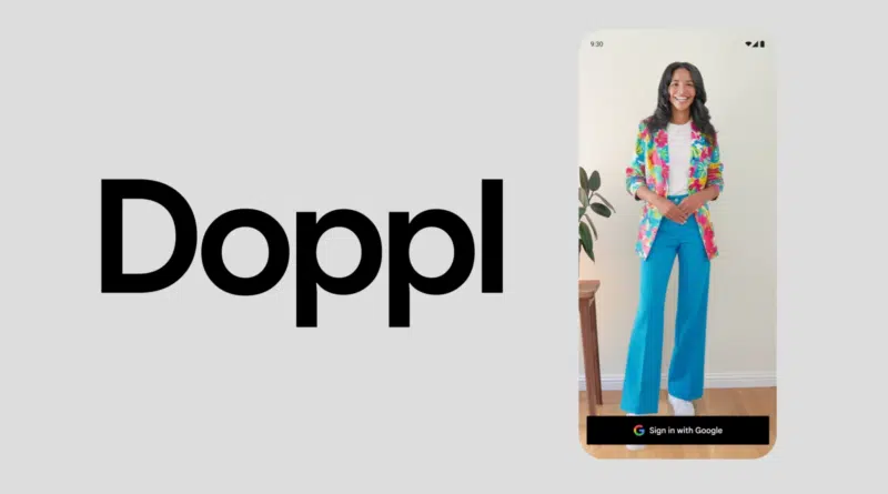 Interface do app Google Doppl exibindo provador virtual