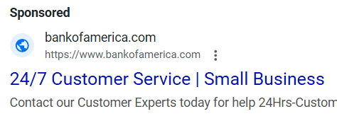 Novo golpe insere números falsos em sites via anúncios Google 9 Exemplo de anúncio Google utilizado pelos criminosos para injetar parâmetros maliciosos em sites de bancos e empresas.