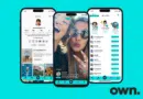 Logo do Own App, plataforma social baseada em blockchain, destinada a criadores digitais que buscam monetização global sem barreiras, destacando-se como alternativa ao TikTok.