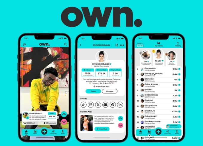 Own: app que quer tokenizar a economia dos criadores 4 Ilustração do funcionamento do Own App, detalhando o processo de monetização via token OWN, engajamento e registro em blockchain.