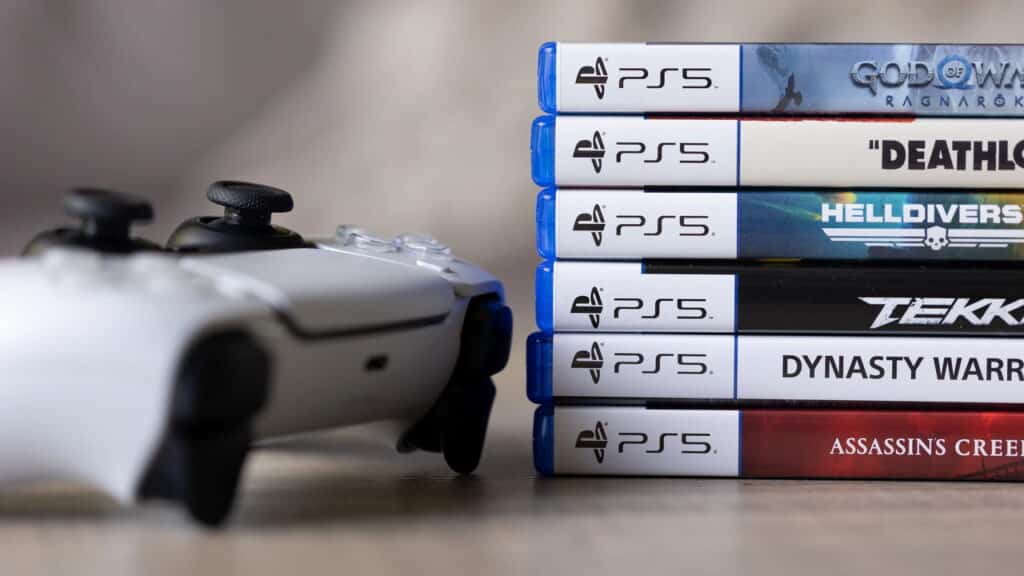 Lançamento do PlayStation 6: previsão, novidades e desafios 5 Controle DualSense e jogos físicos - Créditos: depositphotos.com / joerimostmans