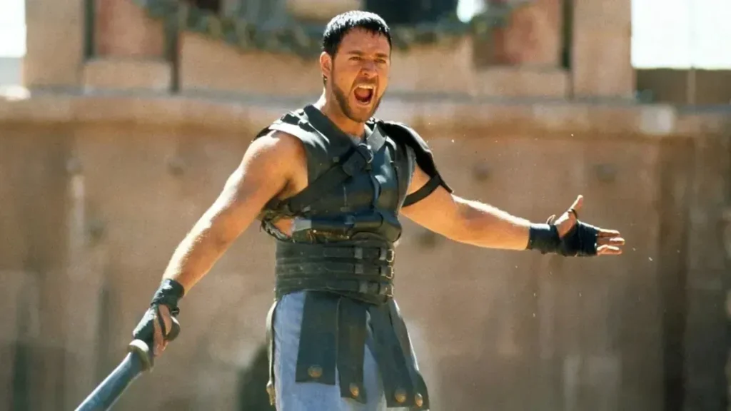 10 melhores filmes de ação dos anos 2000: lista IMDb atualizada 8 Em os 10 melhores filmes de ação dos anos 2000, O gladiador com o papel de Russell Crowe