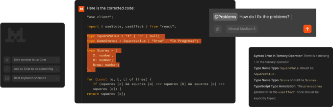 Mistral Code - assistente de codificação AI