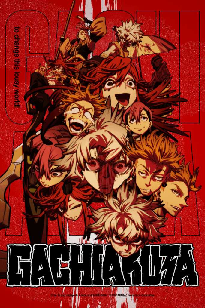 Gachiakuta episódio 3 adiado: nova data após cobertura eleitoral 3 Visual oficial do anime Gachiakuta, imagem de divulgação destacando personagens do terceiro episódio, nova data após adiamento