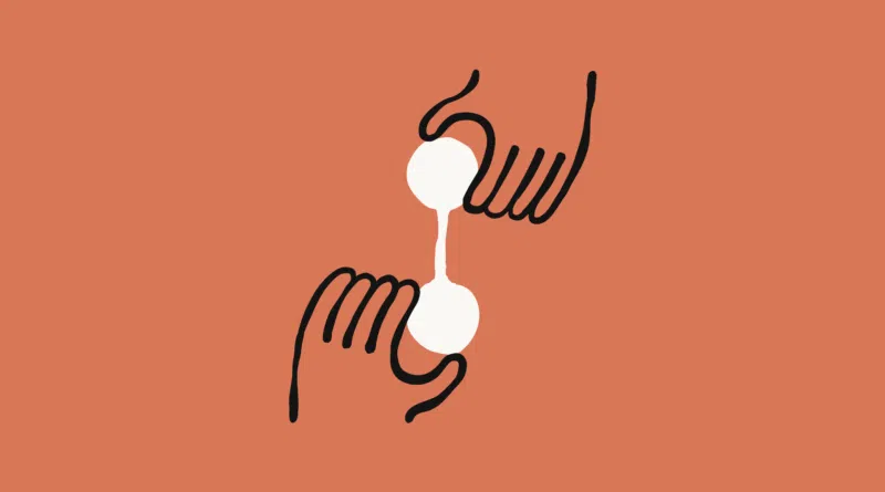 Ilustração com mãos estilizadas representando colaboração entre ferramentas e Claude IA, integrando apps como Canva, Figma, Linear, Notion e Stripe.