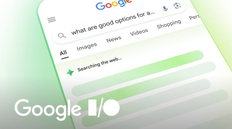 Resumos de ia divulgado pelo google I/O