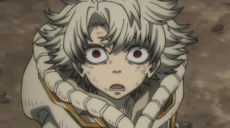 Gachiakuta episódio 3 adiado devido à cobertura eleitoral no Japão, imagem promocional do anime com protagonista e data alterada