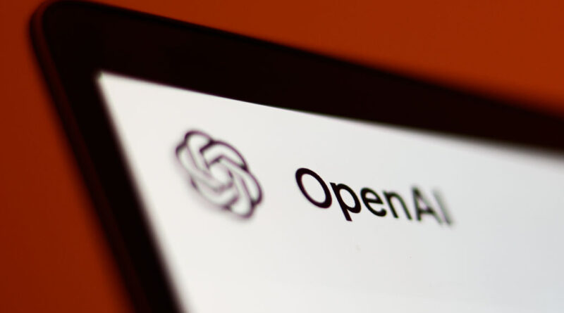 Tela do site do ChatGPT da OpenAI aberta em um laptop, simbolizando avanço dos navegadores de IA em 2025.