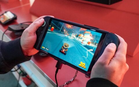 Nintendo Switch 2 modo portátil