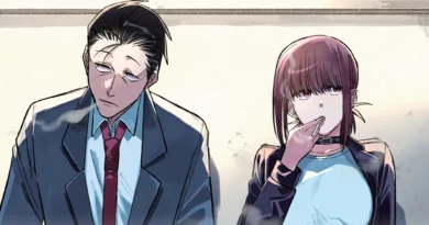 Smoking Behind the Supermarket with You anime data de estreia personagens Sasaki e Yamada, ilustração de Jinushi