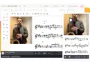 Página inicial do app Soundslice, ferramenta de ensino musical com IA e vídeos integrados