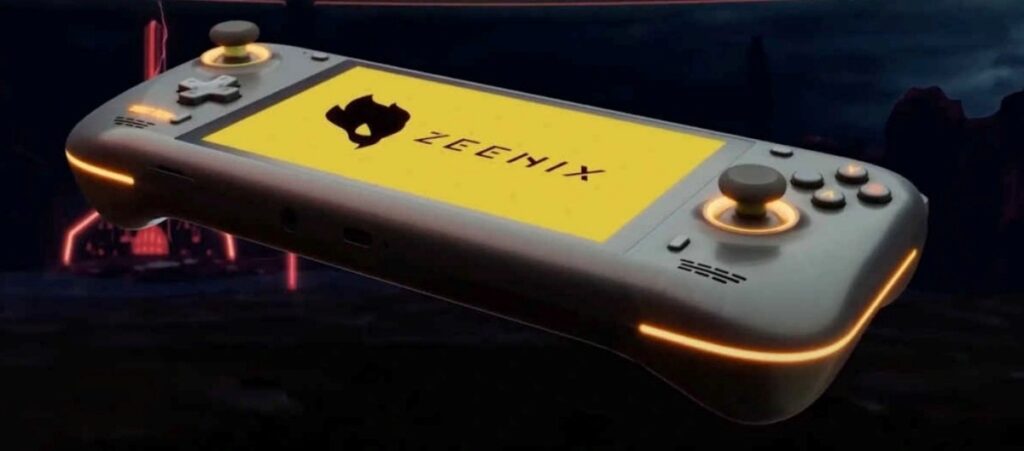 Imagem do Zeenix Pro em uso, apresentando a tela inicial do Windows 11 e os controles integrados