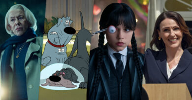 Montagem dos maiores lançamentos originais da Netflix previstos para agosto de 2025, como Wednesday, Fixed, Hostage e The Thursday Murder Club.