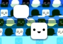 Ilustração de bots e glitch representando chatbots de IA na X