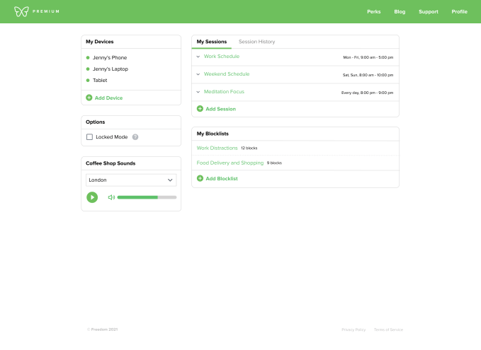 Melhores apps para iPad: produtividade turbinada 15 Tela verde do Freedom bloqueando apps