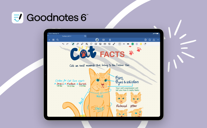 Melhores apps para iPad: produtividade turbinada 10 Tela inicial do Goodnotes com cadernos digitais