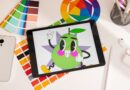 App para colorir no celular: escolha entre desenhos variados, temas relaxantes e técnicas de pintura. Imagem mostra arte digital colorida, tendência Boobie Goods.