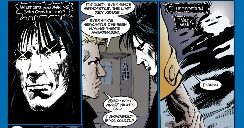 Sandman: Como o Mestre dos Sonhos se conecta com Batman e a DC 15 A participação de Constantine em Sandman já é bastante óbvia (Imagem: Reprodução/DC Comics)