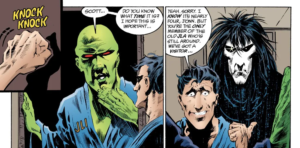 Sandman: Como o Mestre dos Sonhos se conecta com Batman e a DC 18 A participação de Scott Free em Sandman é tão breve que é muito fácil nem notá-la (Imagem: Reprodução/DC Comics)