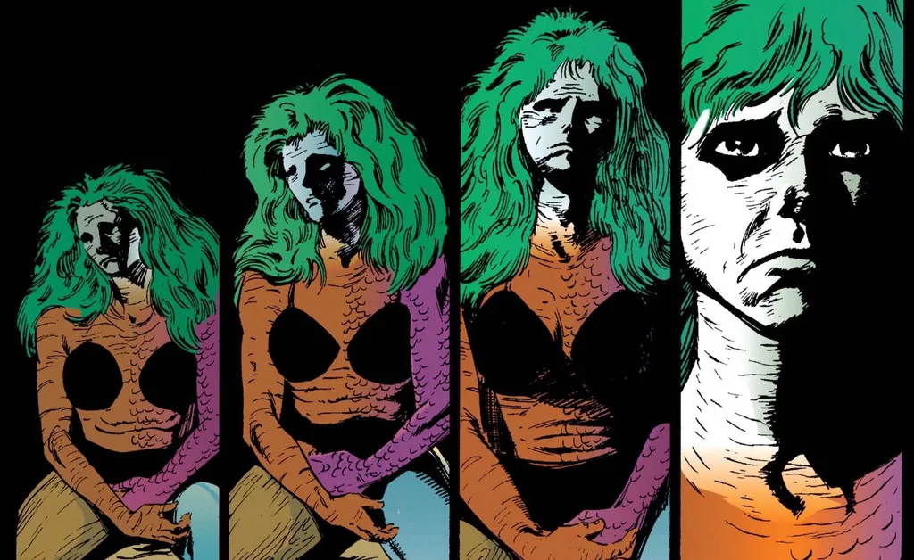 Sandman: Como o Mestre dos Sonhos se conecta com Batman e a DC 23 A passagem mais marcante da história da Moça-Elemento é seu encontro com a Morte (Imagem: Reprodução/DC Comics)