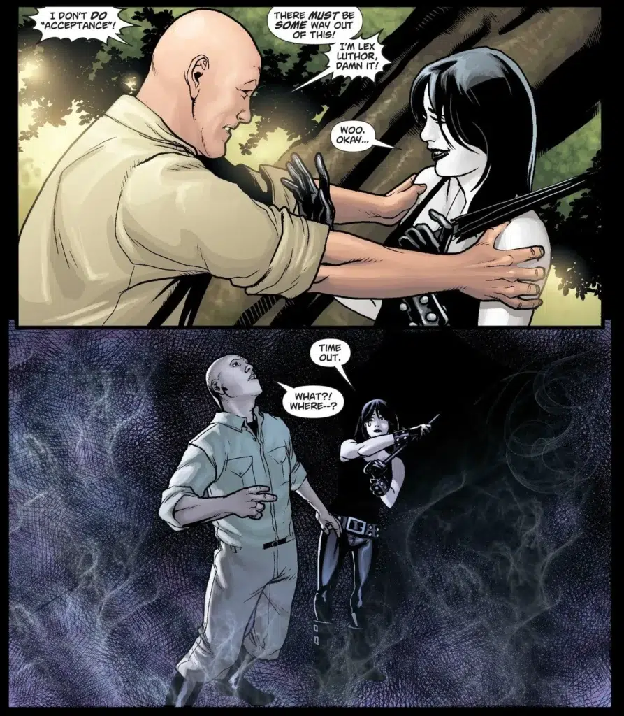 Sandman: Como o Mestre dos Sonhos se conecta com Batman e a DC 27 Lex Luthor foi encher o saco da Morte durante a saga A Noite Mais Densa (Imagem: Reprodução/DC Comics)