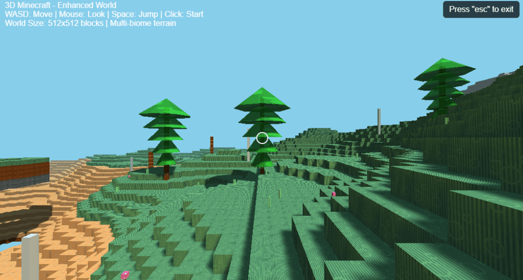 Kimi K2: Inteligência Agentica Aberta e Benchmarks 6 Demostração de kimi k2 JavaScript Minecraft