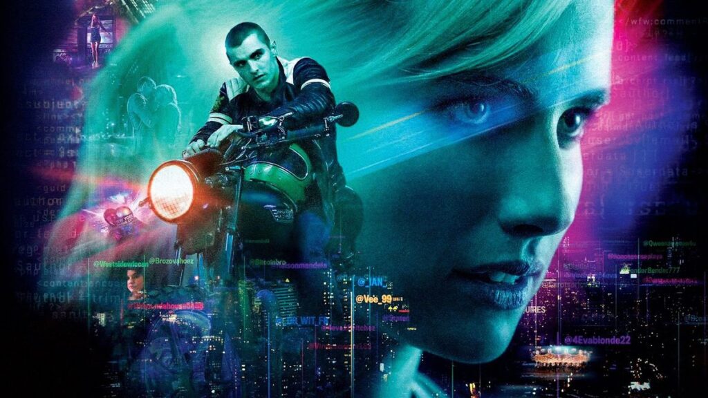7 melhores filmes sobre hackers segundo o IMDb 15 Elenco de Nerve conectado por celulares sob luzes neon, simbolizando exposição digital e games online
