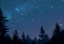Nightfall Nyx IA autônoma prevenção de perda de dados, estrelas sobre fundo escuro, arte digital