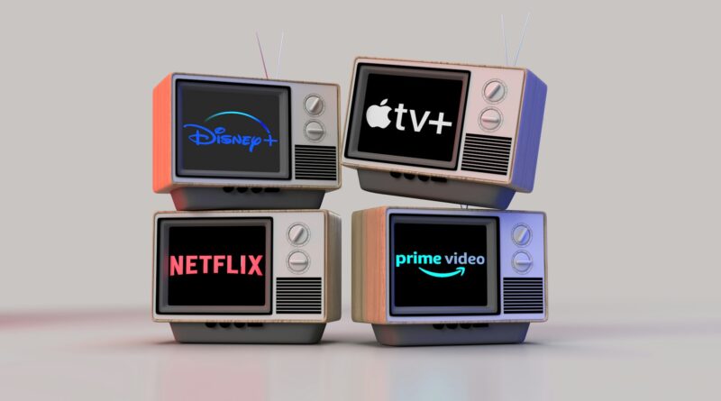 Ilustração mostrando o conceito de streaming e dispositivos conectados. Streaming no Brasil é tema de destaque em 2025.