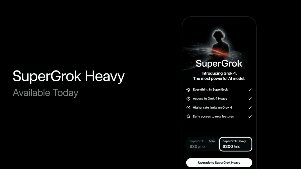 Grok 4: nova IA de Elon Musk chega com plano de R$1.600 5 Plano Pesado SuperGrok oferece acesso ao Grok 4 Heavy por US$ 300