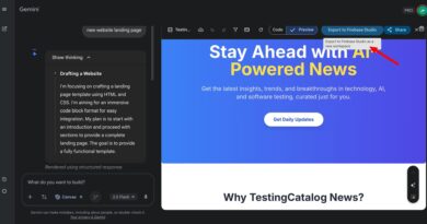 Google testa exportação do Gemini Canvas ao Firebase Studio 5 Google testa exportação do Gemini Canvas para Firebase Studio em prototipagem