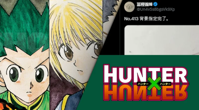 Hunter x Hunter atualização Togashi capítulo 413 anunciada no X