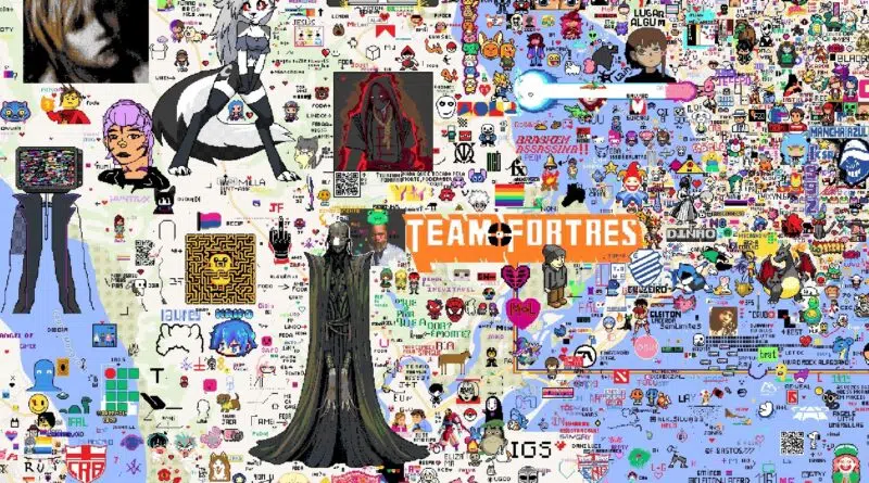 Mapa de Maceió, Brasil, coberto com pixel art no Wplace. Pixel art colaborativo colorindo regiões do mundo sobre mapa digital usando o site Wplace.