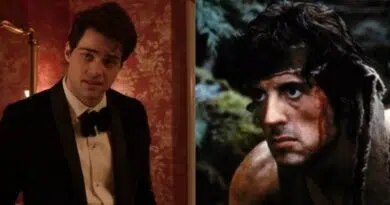 Noah Centineo como jovem John Rambo no prequel durante a Guerra do Vietnã