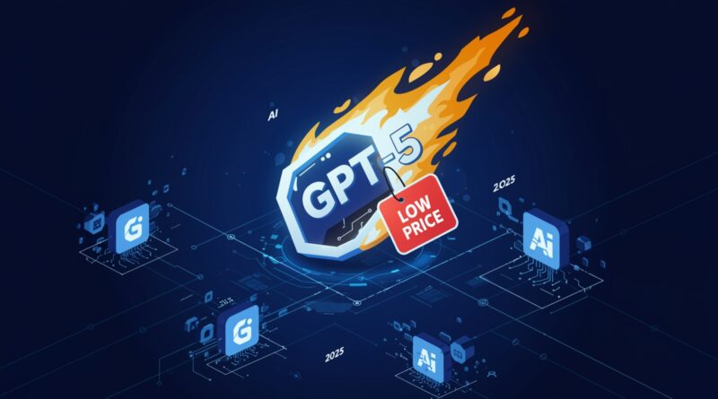A openai anunciou o GPT-5 destacando seu preço baixo e competitivo.