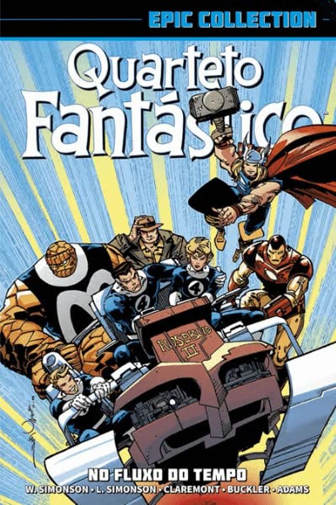 Quadrinhos Dia dos Pais: 5 HQs emocionantes para presentear 11 Quarteto Fantástico no Fluxo do Tempo Imagem: Reprodução/Marvel Comics