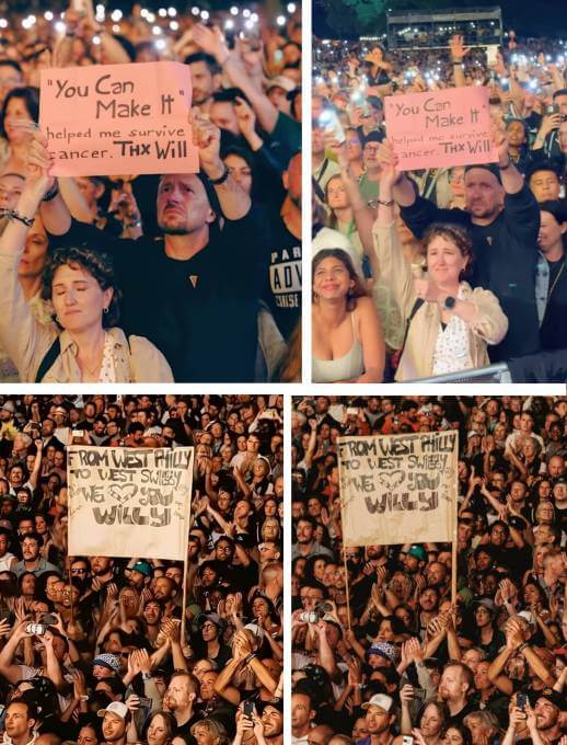 Will Smith vídeo IA: fãs questionam autenticidade 4 Will Smith vídeo IA: comparação de frames do vídeo e posts anteriores, destacando cartazes idênticos