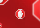 adblock ilegal na Alemanha? Ilustração de bloqueador de anúncios e YouTube; debate sobre copyright e extensão de navegador